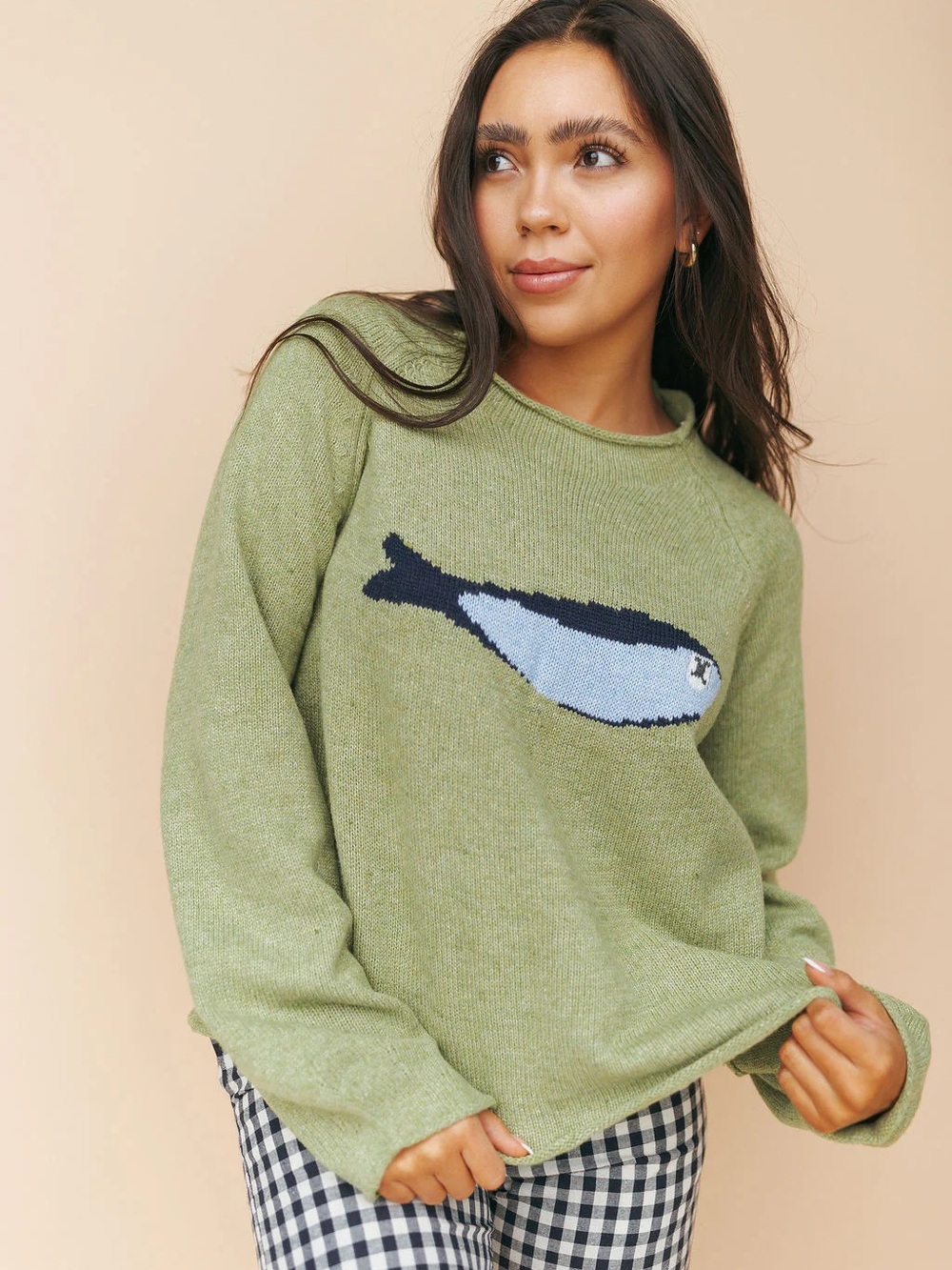 Things Between Rolled Neck Sardine Sweater Oversized Boxy Size Medium